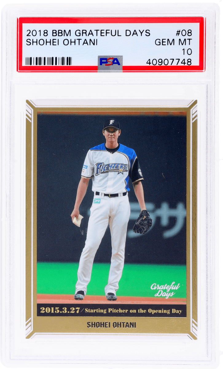 2018 Bbm Grateful Days Shohei Ohtani #8 PSA 10 Rookie RC | eBay