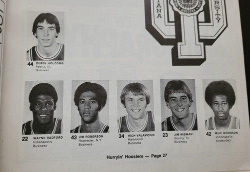 INDIANA VS MICHIGAN ASSEMBLY HALL BASKETBALL SIGNED MAGAZINE SCARCE 1977 - Picture 6 of 9