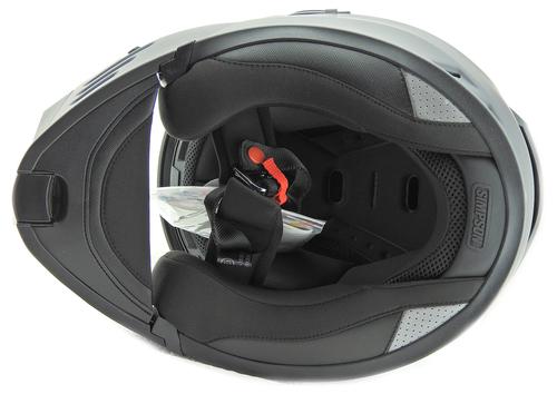 Simpson Darksome Mod Bandit Helmet Road Legal Carbon Internal Visor UK - Picture 6 of 7