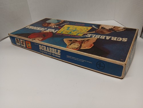 Scrabble for Juniors Selchow and Righter 1968 Third Edition 2 Sided Board - Picture 19 of 23