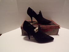 VTG Black Heels By Rush Hour Express Size 8B