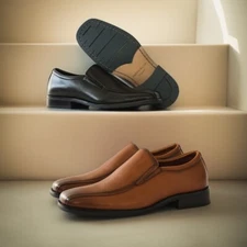 Ferro Aldo BARNEY Men's Classic Apron Toe Loafers