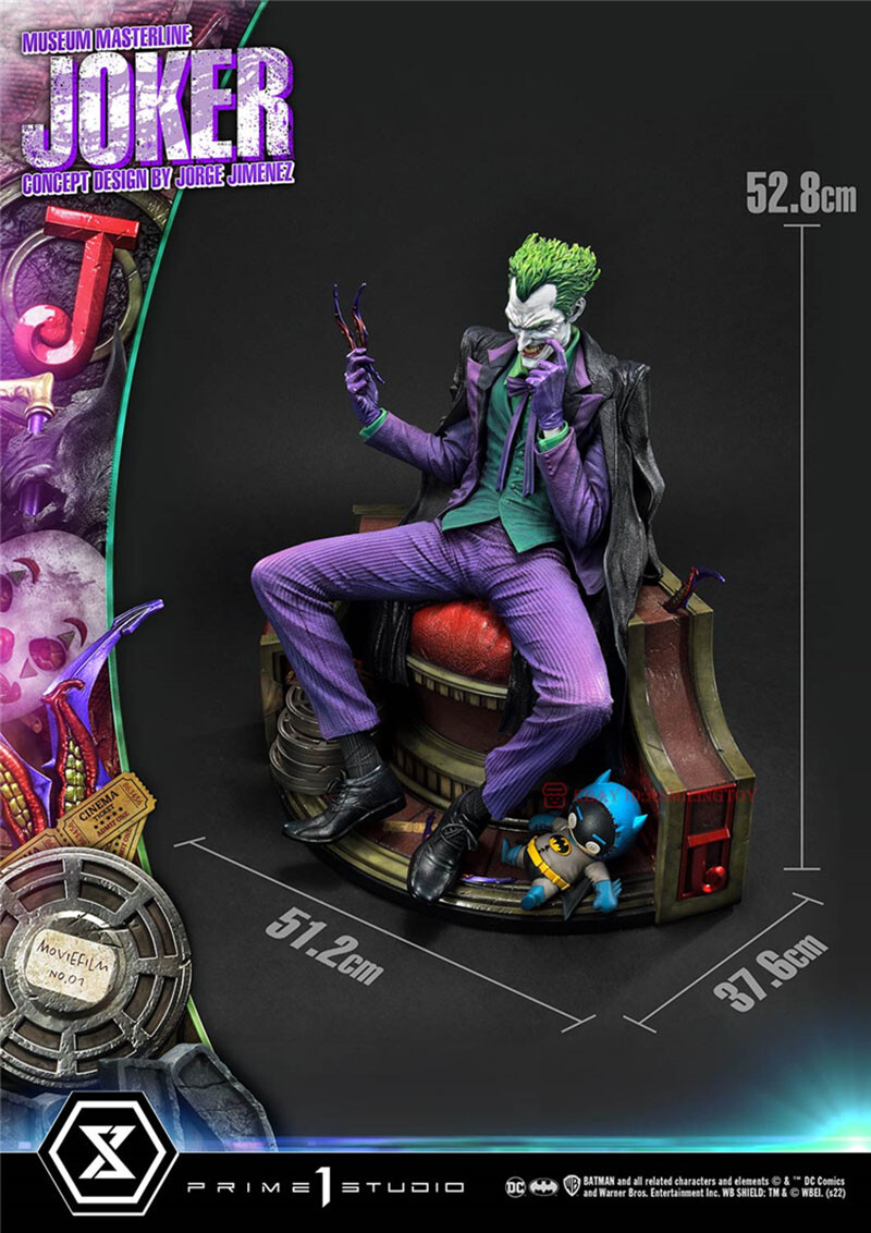 Prime 1 Studio MMDC-55 Joker Statue 1/3 Theater Hideout-themed