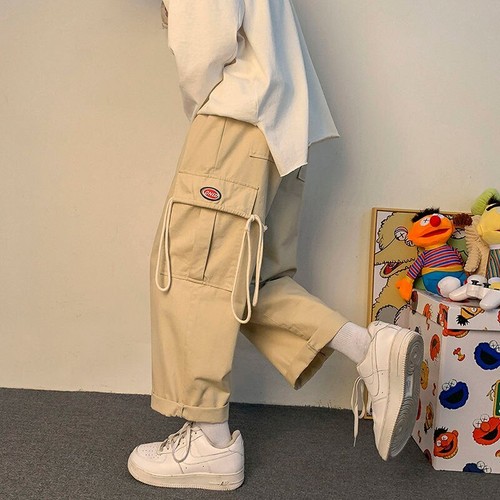 Herren Cargohose Streetwear Mode Hose Locker Freizeit Weites Bein Hose Baumwolle - Bild 1 von 16
