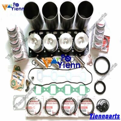 4TNV84 4TNV84T Overhaul Rebuild Kit For Yanmar Engine Repair Parts 16Valve 16V