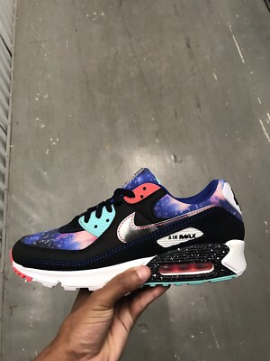 air max 90 galaxy on feet