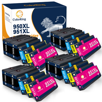 20PACK Ink Cartridges for HP 950 951 XL OfficeJet Pro 8610 8100 8615 8620 8625