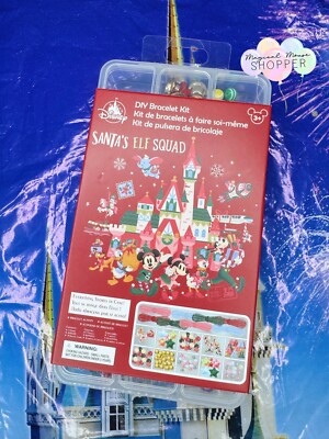 2024 Disney Parks Holiday DIY Bracelet Craft Kit NEW Mickey
