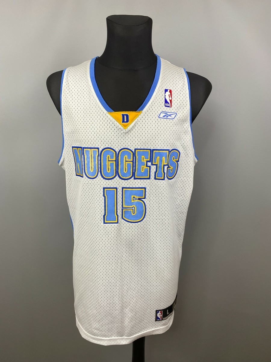 DENVER NUGGETS CARMELO ANTHONY JERSEY HOME NBA BASKETBALL REEBOK