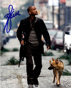 Will Smith Actor Hand Signed Autographed I Am Legend Photo With