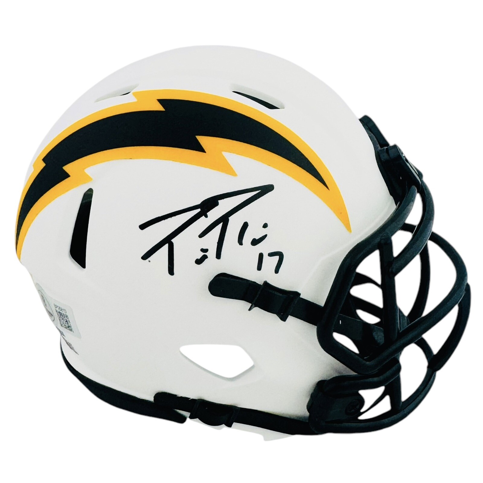 Philip Rivers Autographed Signed San Diego Chargers Mini Helmet Lunar Eclipse Beckett COA 