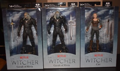 McFarlane - The Witcher - 3 Figures - Geralt of Rivia & Ciri