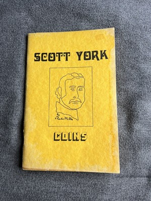  EXTREMELY RARE ''Coins'' By Scotty York Collectible Coin Magic Book   