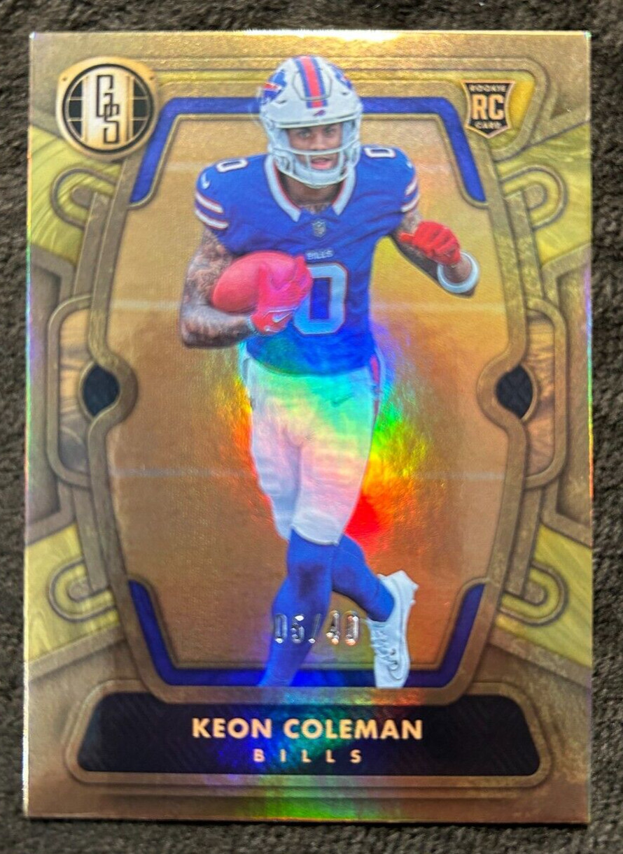 Keon Coleman 2024 Gold Standard CITRINE Parallel #/40 RC