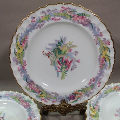 Copeland Floral Foxglove Salad Plates 8.5'' x 4 - Picture 3 of 12