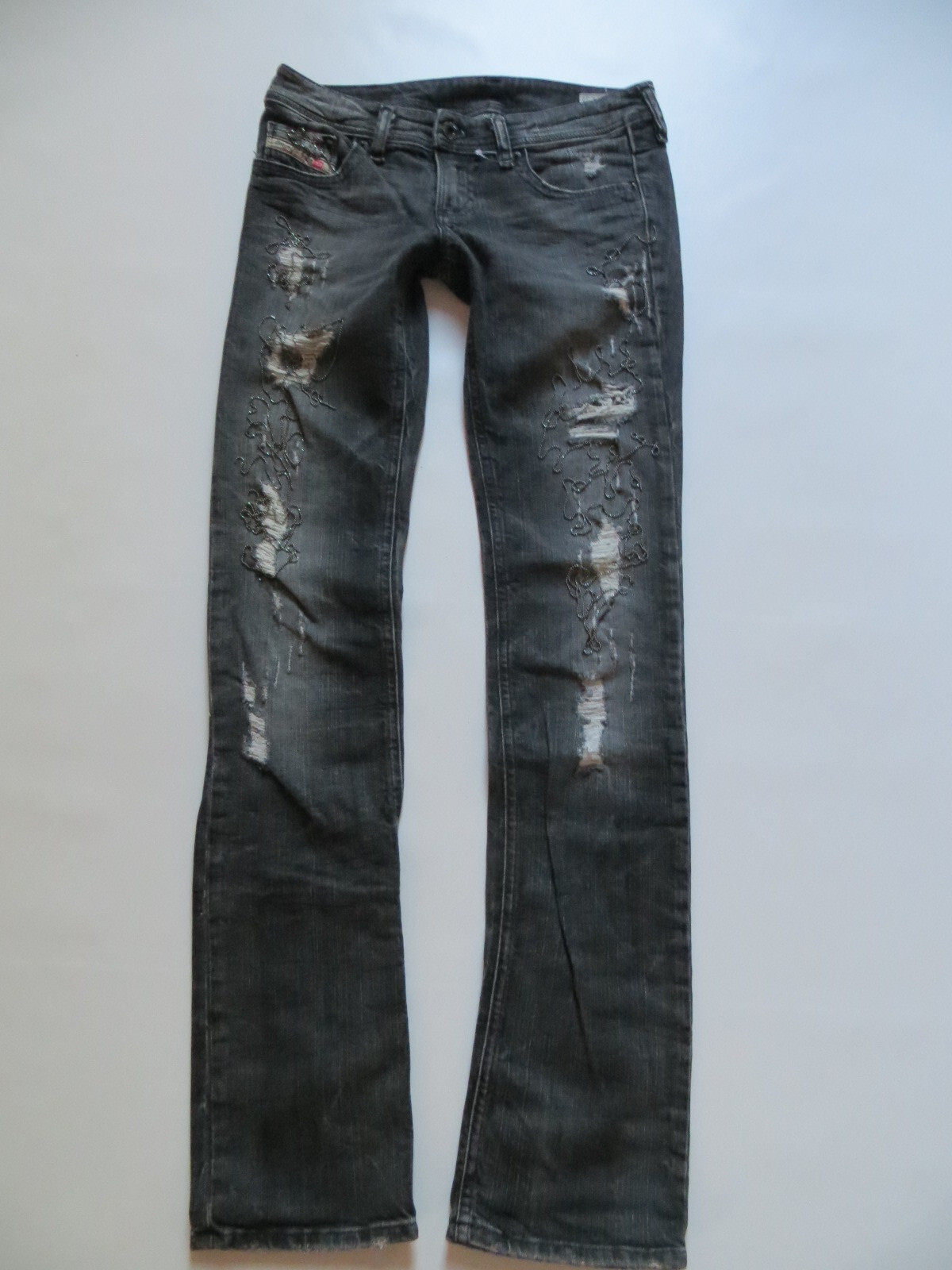 Diesel LOWKY Jeans Hose W 25 /L 32 Distressed Vintage Limited Edition ! Ketten !