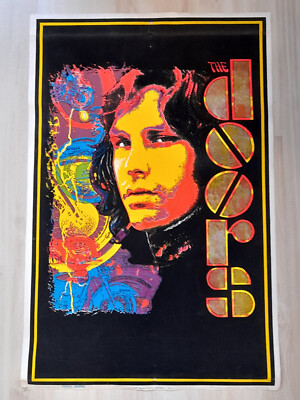 Funky Enterprise Poster Vintage The Doors Jim Morisson Rock Express 1992
