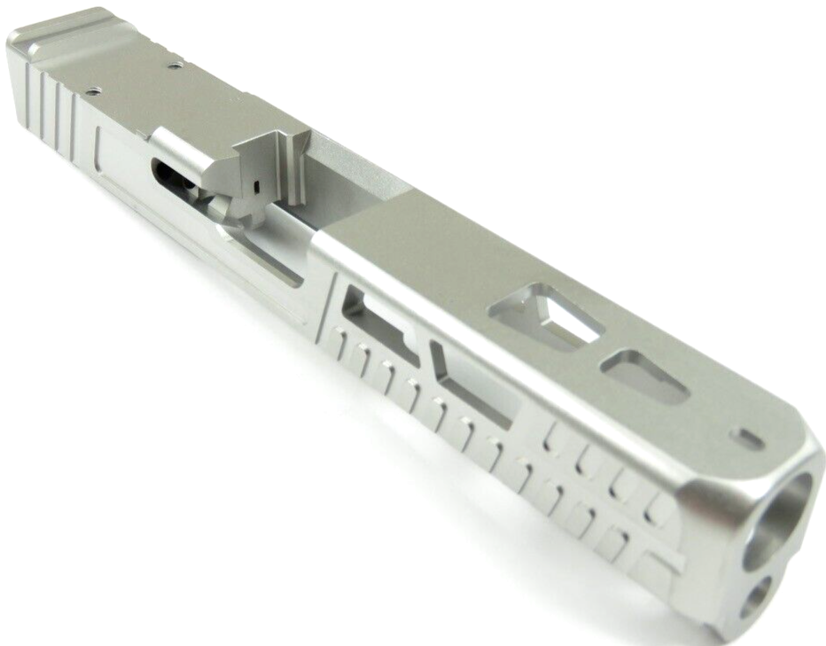 New 9mm RMR Red Dot Sight Cut Stainless Slide for Glock 17 G17 SF Gen 3 ...