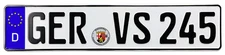 Germersheim Front German License Plate (GER) by Z Plates with Unique Number NEW