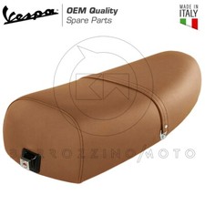 SELLA MARRONE TIPO ORIGINALE PIAGGIO VESPA PX 125 150 200 MILLENIUM 1998-2007