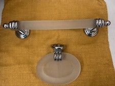 Murano Glass towel bar  Wall Mount Soap Dish Vetro Murano Venezia Free Ship USA