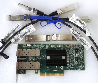 CX312A Mellanox ConnectX-3 EN Dual Port 10 Gigabit PCI-E X8 Card Mcx312a Xcbt 164577580658 - Foto 8