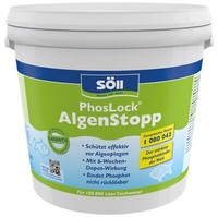 SÖLl Phoslock Algenstopp 5 Kg 100000 L Algen Teich Algenvernichter Pflege Koi