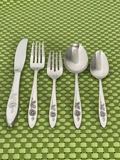 Oneida Community MY ROSE Stainless Betty Crocker Flatware SMART CHOICE A19G