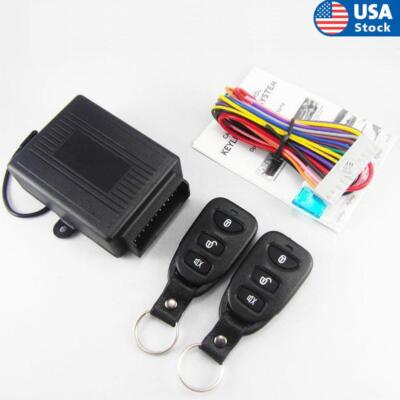 Car Remote Control Central Door Trunk Lock Keyless Security System Kit Universal