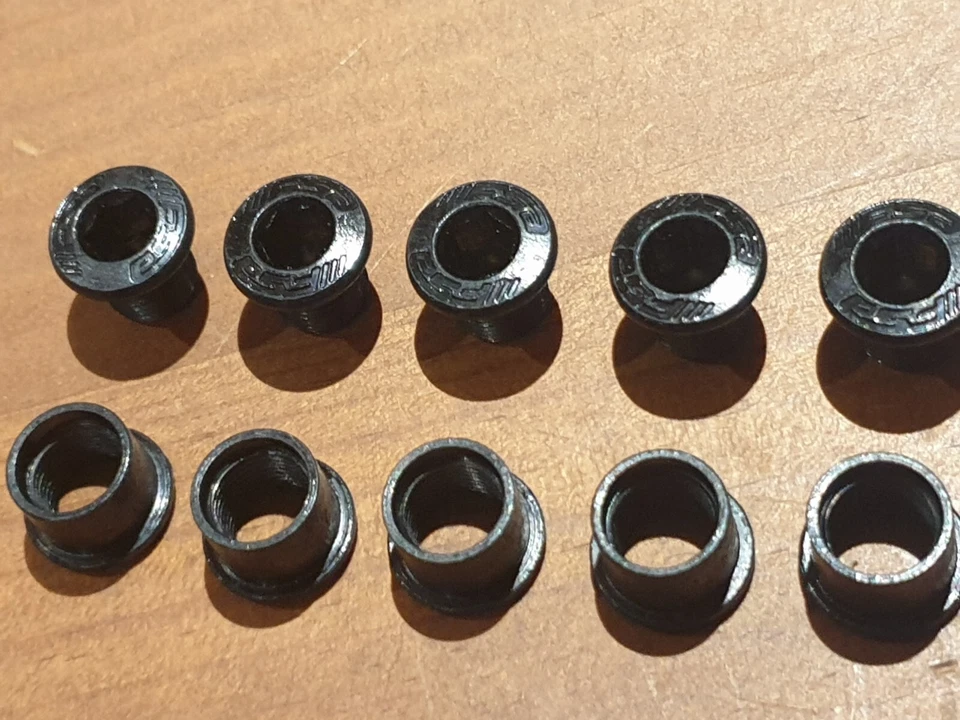 FSA (Alloy) PRO Chainring Bolts (SET OF 5) Road Bike (for double ring) BLACK - Image 2 of 4