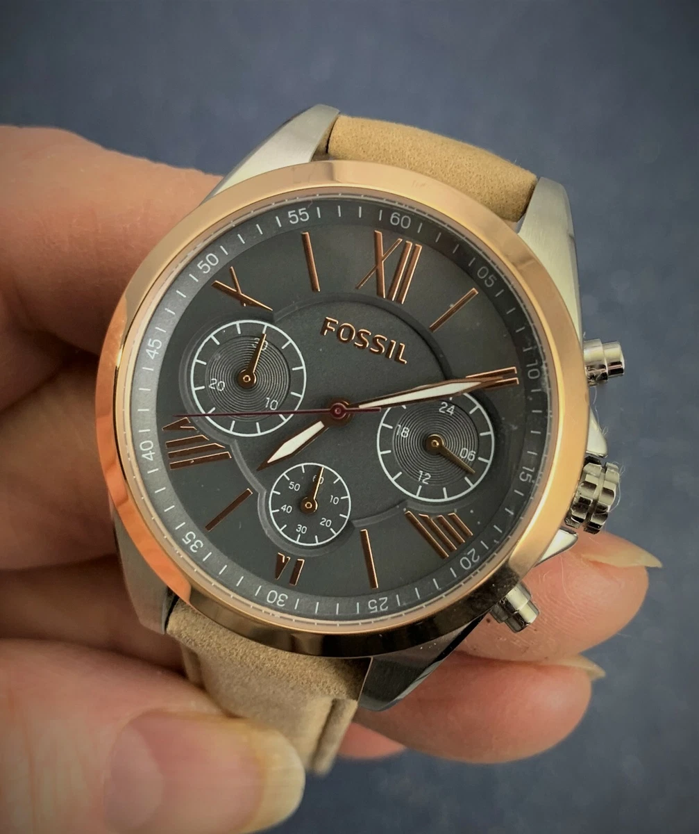 Fossil top watch subdials