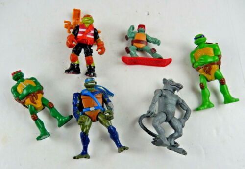 Lot of 6 Teenage Mutant Ninja Turtles Figures TMNT 2000's 4-6" - Picture 1 of 1