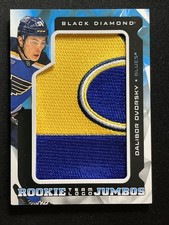 25-26 UD Black Diamond Hockey Rookie Jumbo Team Logo RTL-DD Dalibor Dvorsky