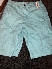 Old Navy kids 14 Aqua Shorts new