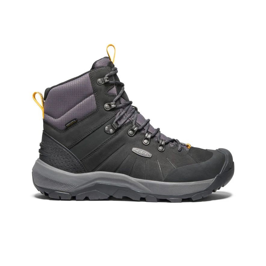 Keen Revel IV Mid Polar WP Stivali Invernali Uomo Nero Magnete M9.5