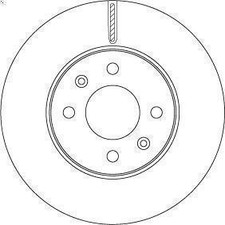 1X Bremsscheibe TRW DF6794 HYUNDAI i20 II (GB, IB) 1 2016-202