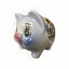 Spardose Sparb&uuml;chse Sparschwein Schwein Berlin wei&szlig; 10cm