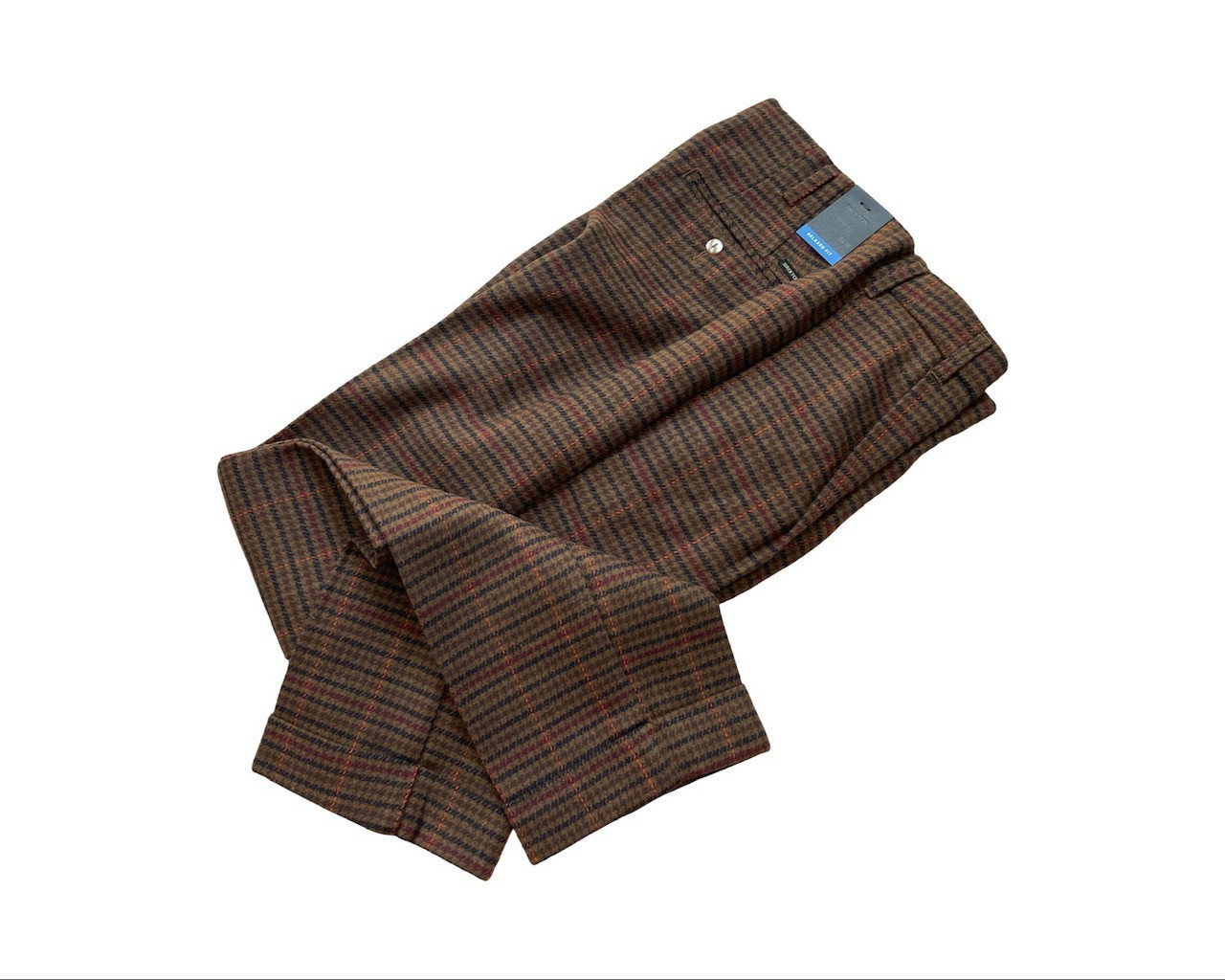 NEW W/ TAGS BRIXTON REGENT RESERVE TROUSER PANTS W32 L31 COLLEGIATE PLAID COPLA image 3