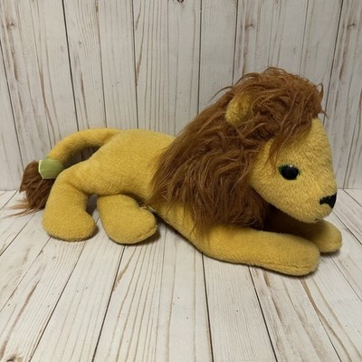 Vintage Cuddle Toys Douglas Lion Plush Felt Accents Laying Down 20 Inch