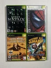 Original Xbox Game Lot Spider-Man Matrix Destroy All Humans Star Wars