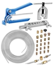 25 ft 3/16in Zinc-Plated Brake Line Flaring Tool Kit, 3/16 in Zinc-Plated