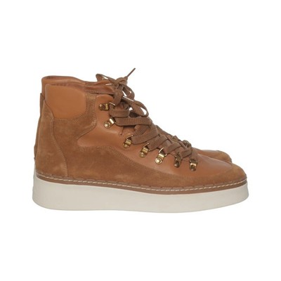 Vince, Schnürstiefel, Größe: 39 1/2, Braun, Damen #pYo