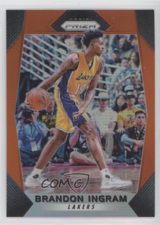 2017-18 Panini Prizm Orange Prizm 41/49 Brandon Ingram #284 7bo