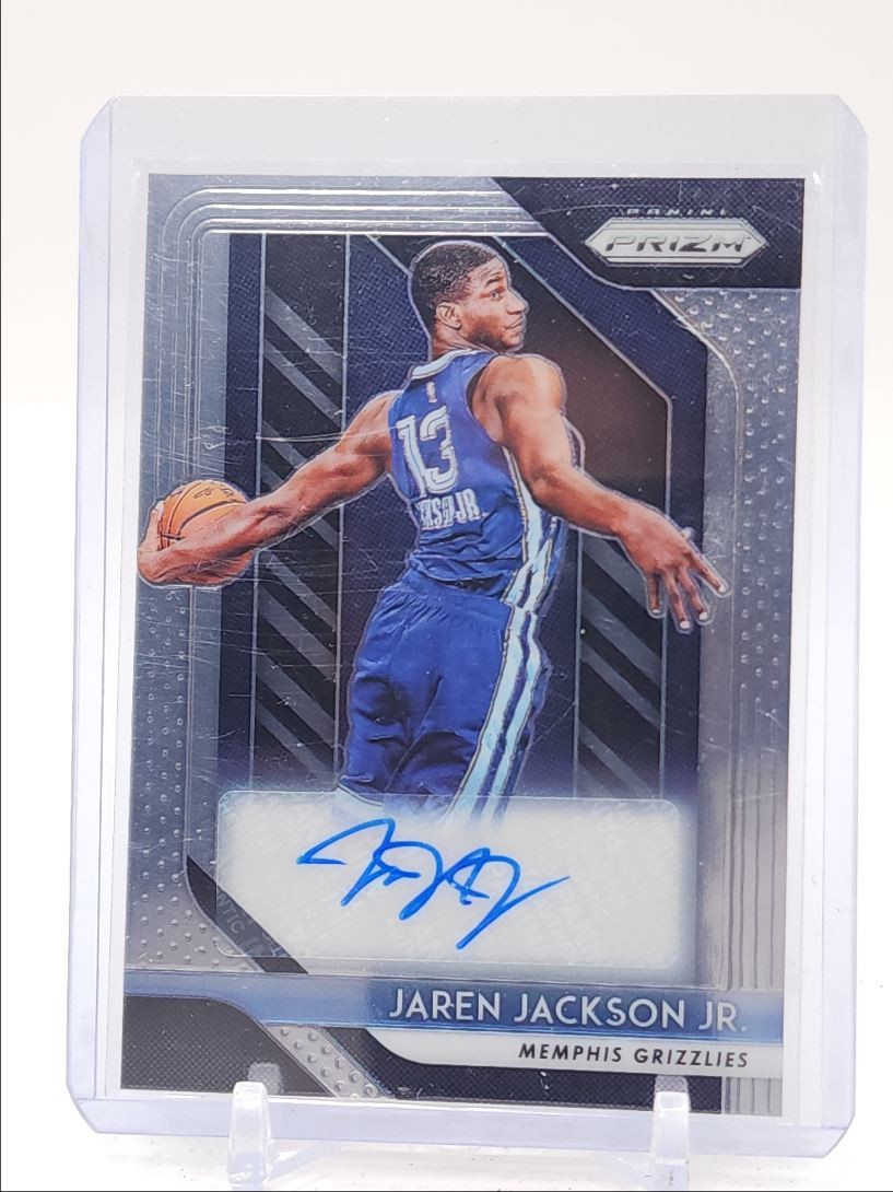 JAREN JACKSON JR. 2018-19 PANINI PRIZM ROOKIE SIGNATURES RC AUTO Q5700