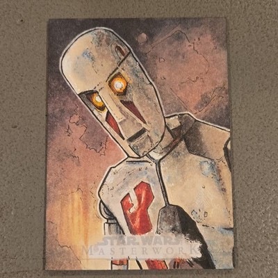 2019 Topps Star Wars MASTERWORK ''8D8'' by Marsha Parkins SKETCH (Artist Return) 