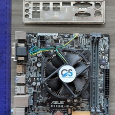 ASUS H110M-R MicroATX LGA1151 DDR4 Motherboard w/ I/O Shield & CPU Fan, Intel i5