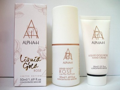 Alpha H Liquid Gold ROSE Skincare & Liquid Gold ROSE Hand Cream Limited Ed.
