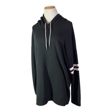 VLVT Velvet by Graham  Spencer Size XL Black Hoodie Fleece-Lined