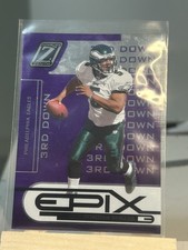 2005 Donruss Zenith - Epix Donovan McNabb E-11 3rd Down Purple /150