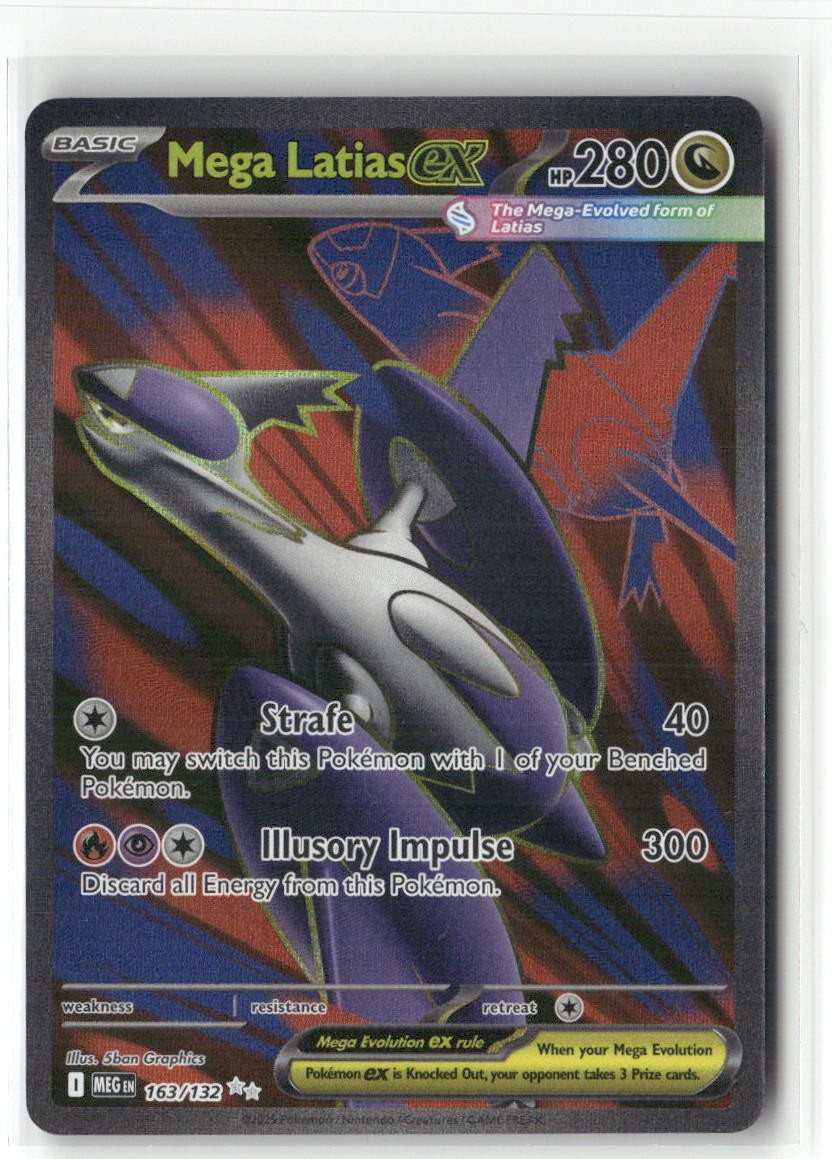 Pokemon Mega Latias ex - Ultra Rare ME01: Mega Evolution 163/132 NM